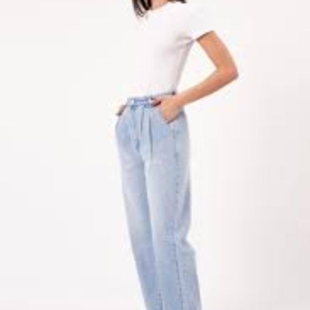 ROLLA'S Light Blue Cropped Jeans
